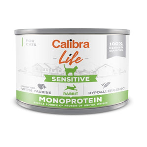 Calibra Cat Life Can Sensitive Rabbit 6x200g