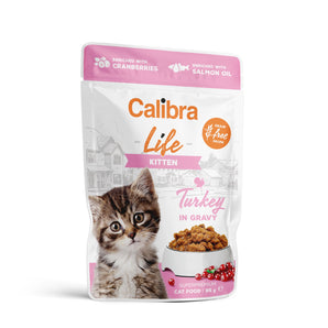 Calibra Cat Life Pouch Kitten Turkey 28x85g