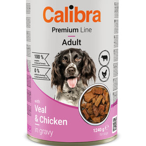 Calibra Dog Premium Line Veal & Chicken 12x1240g