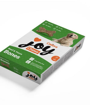 Calibra Joy Chewy Beef & Yucca Bones 30pcs
